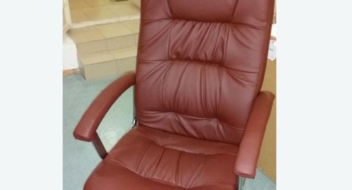 Обтяжка офисного кресла. Рубцовск