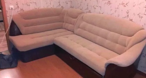 Перетяжка углового дивана. Рубцовск